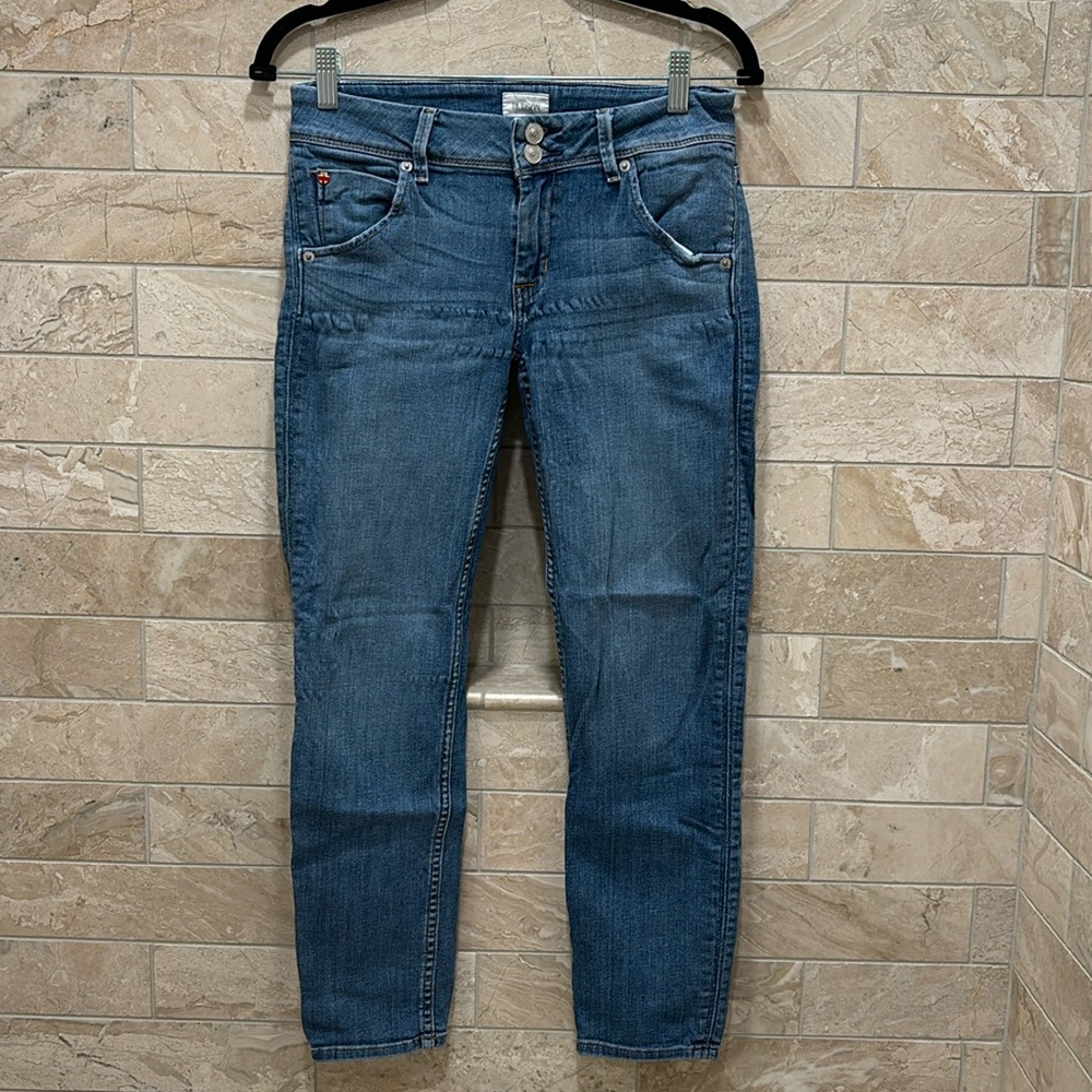 Hudson Collin Flap Skinny Crop Stretch Jeans Size 27